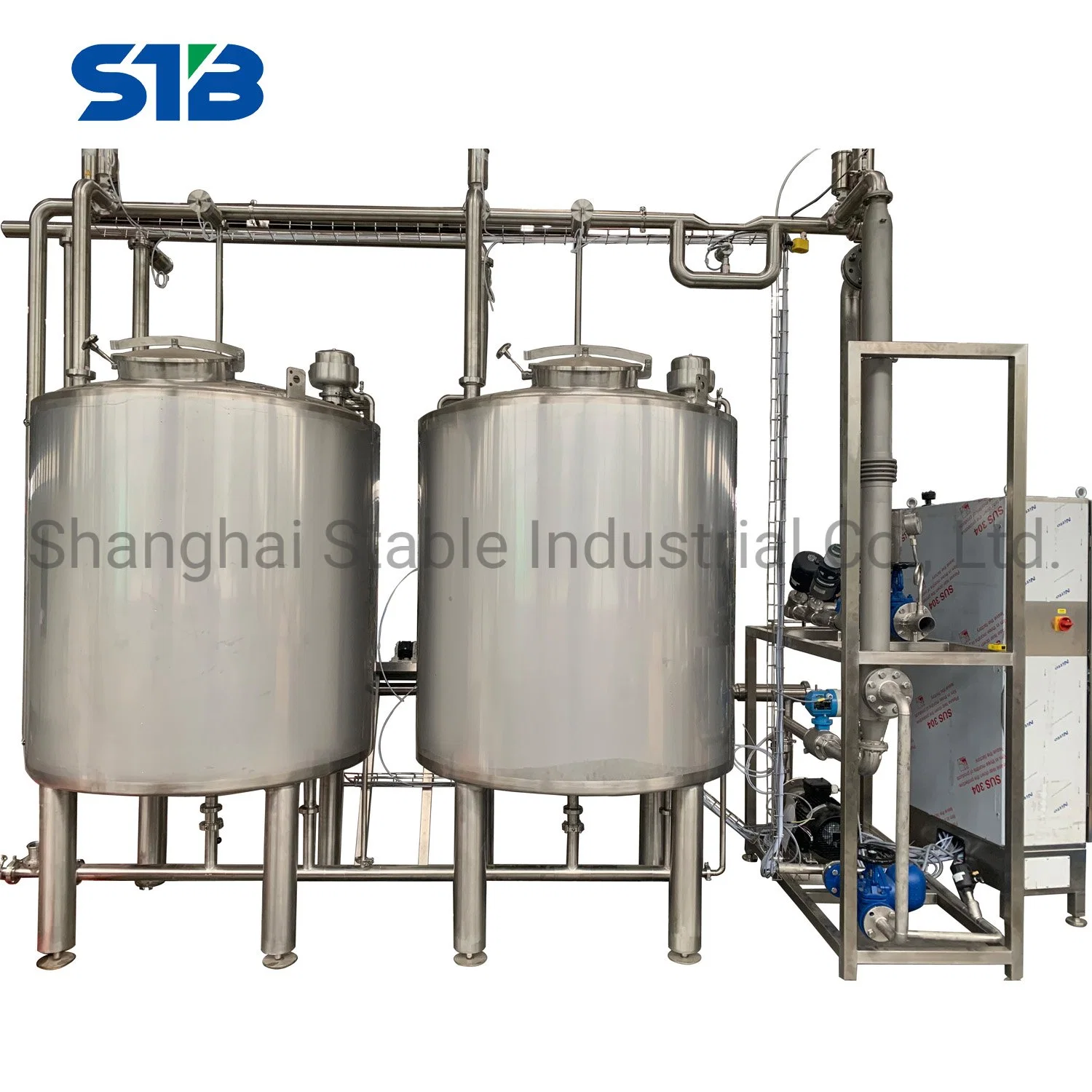 Hot Sale Flow Rate and Temperature Auto Control CIP Cleaning System Milk