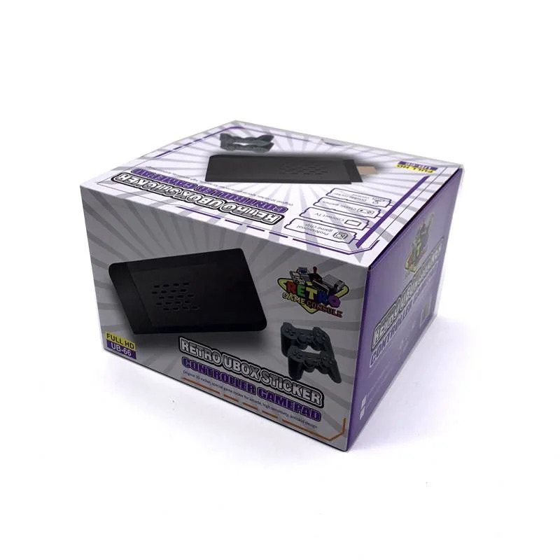 HD TV Video Game Console UB-66 4K Game Stick 64GB Más de 10000 juegos clásicos integrados con mando inalámbrico 2,4GHz