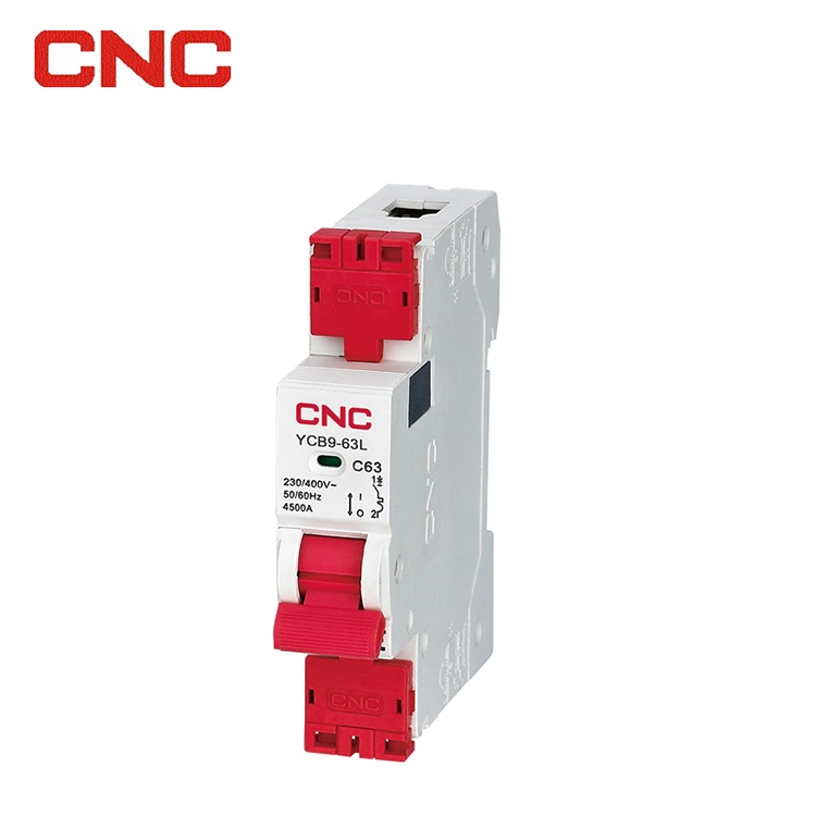 CNC Ycb9-63 DC MCB AC MCB 6ka Circuit Breaker Low Voltage Porducts