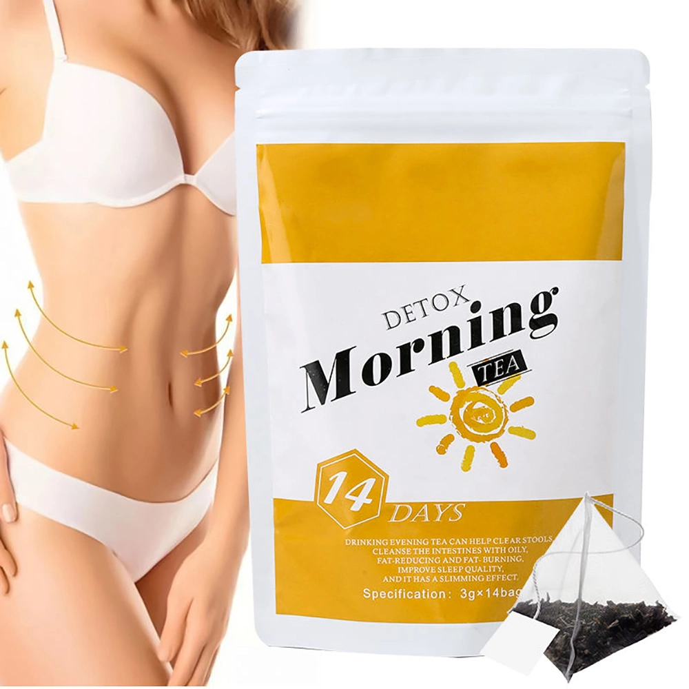 OEM/ODM Slimming Detox Morning Tea Wholesale Boost Metabolism Fat Burning Body Cleanse Slim Tea