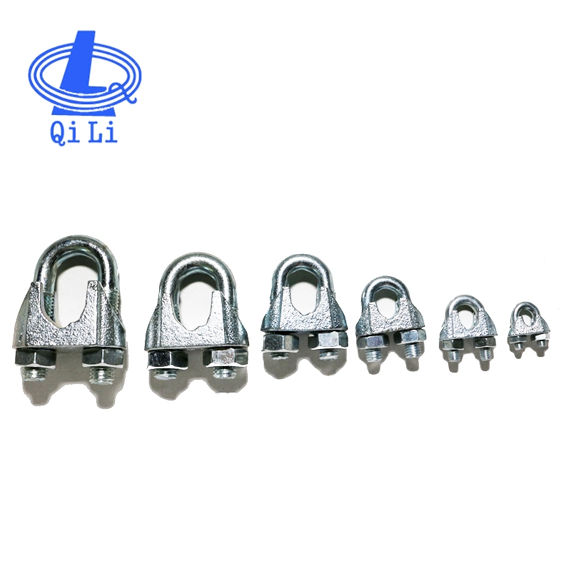 Selling New Style DIN 741 Type Malleable Galvanized Wire Rope Clamp/Clips