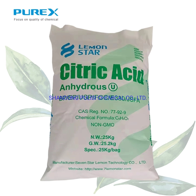 Food Grade Citric Acid Monohydrate Powder 12-40 Mesh Citric Acid