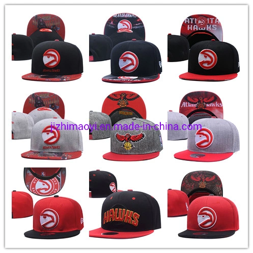 Wholesale/Supplier New Fashion Atlanta Hawks Caps Custom Sport Snapback Cap Jersey Bucket Hat Trucker Hat Era Baseball Cap