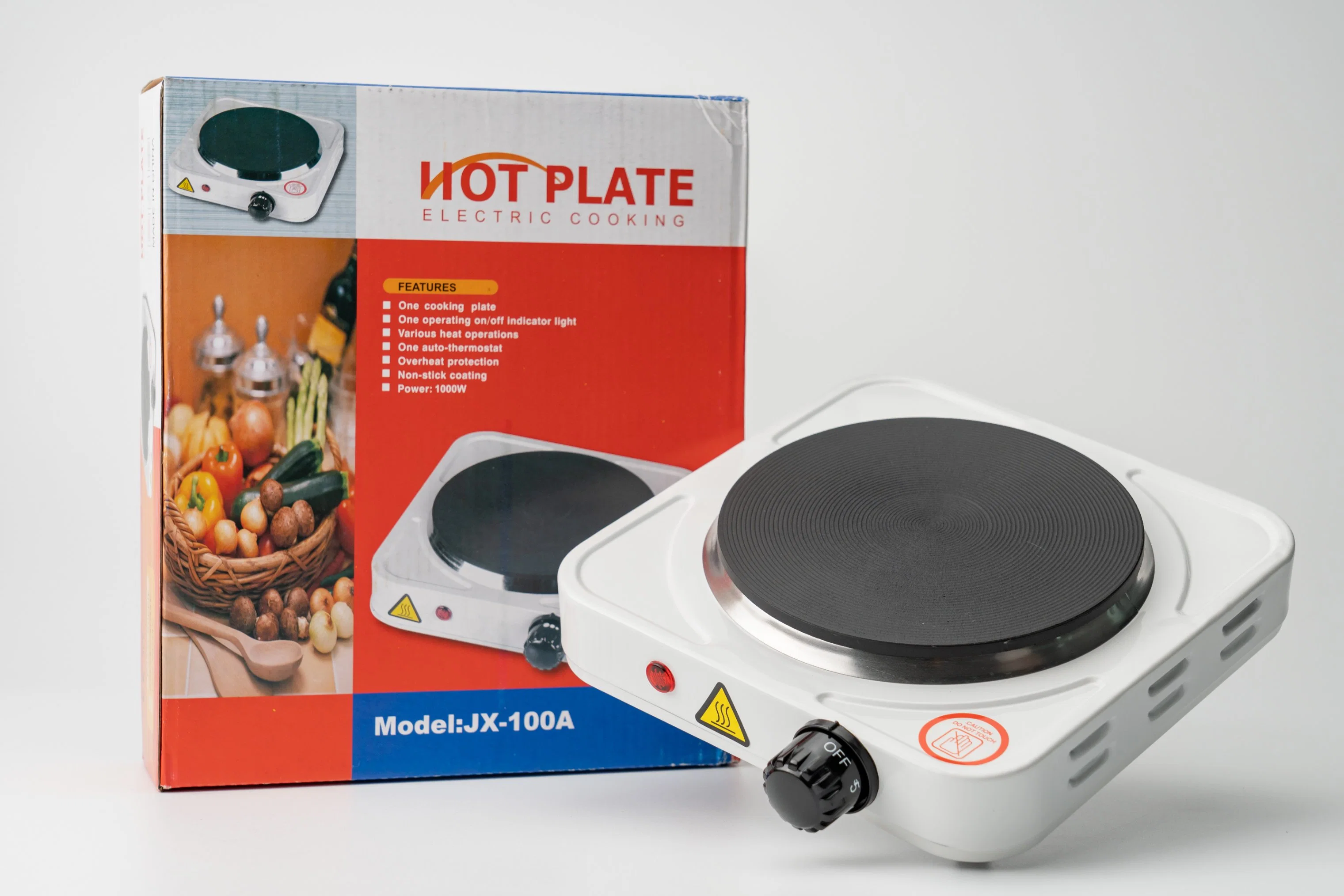 Small Kitchen Appliances 1000W Electric Hot Plate Multi Usage Electric Countertop 5 Gear Adjustments Electric Stove