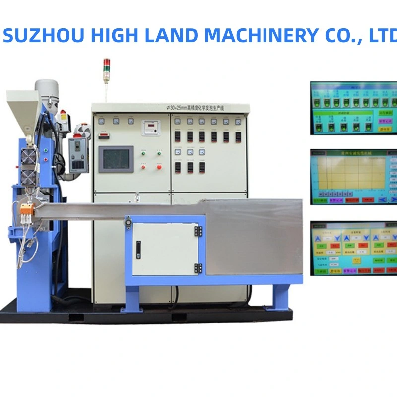 Cable Extruding Line for Chemical Foaming Electric Wire / Cable