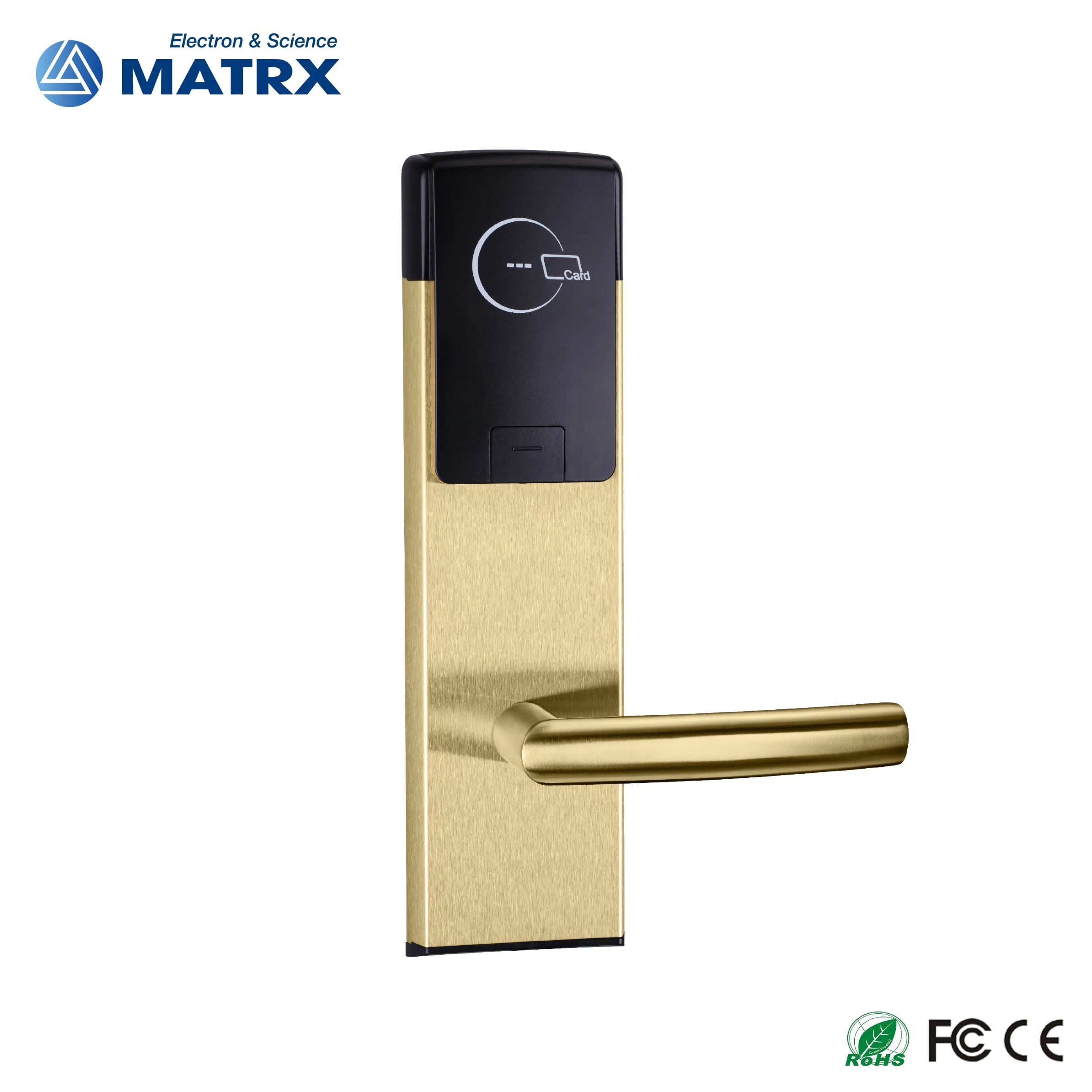 High Security RFID IC Card Key Door Lock System for Hotel Door