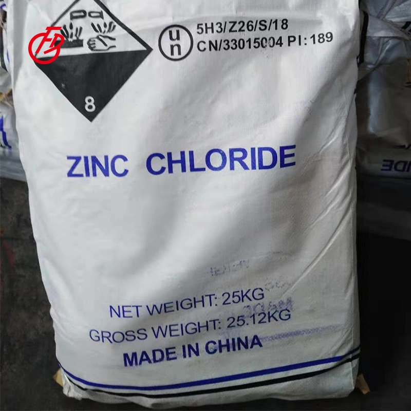 Zinc Chloride Mudanjiang Fengda Factory Supply 98% Min Zncl2 7646-85-7 Zinc Chloride