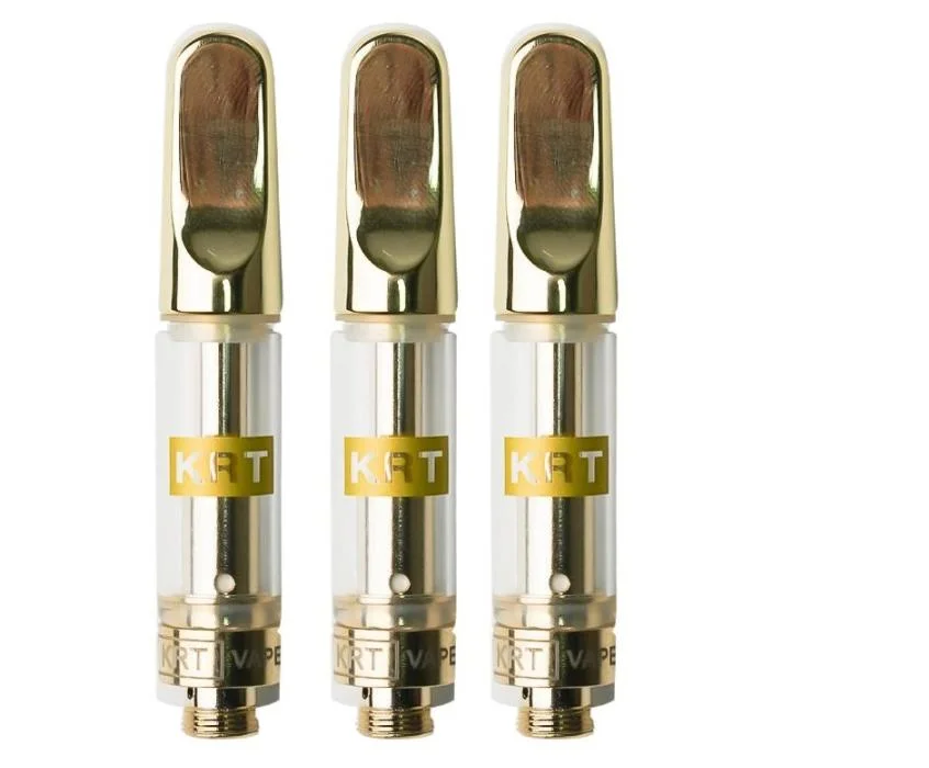 Los cartuchos vacíos más reciente Krt Vape 0.8ml 1ml de cartucho de cerámica de los atomizadores aptos para el subproceso de 510