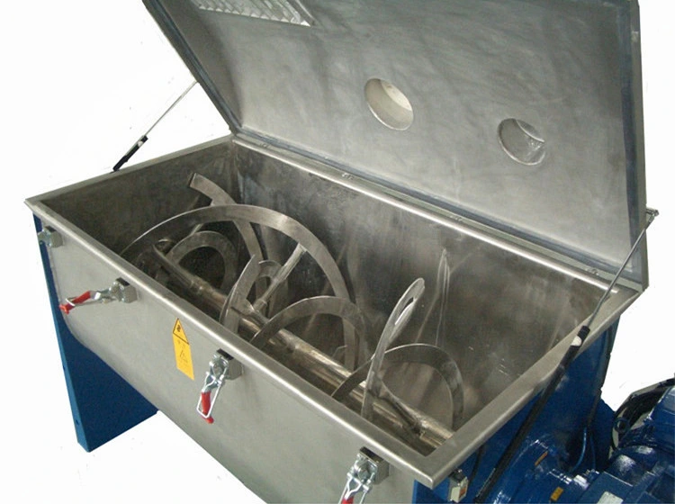 Industrial Potting Soil Mixer Ribbon Blender 500kg Powder Mixing Equipment Fertilizer Blending Machine