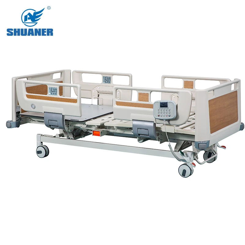 Cinq fonction électrique patient USI fabricant de lit d'Hôpital d'alimentation de l'ICU