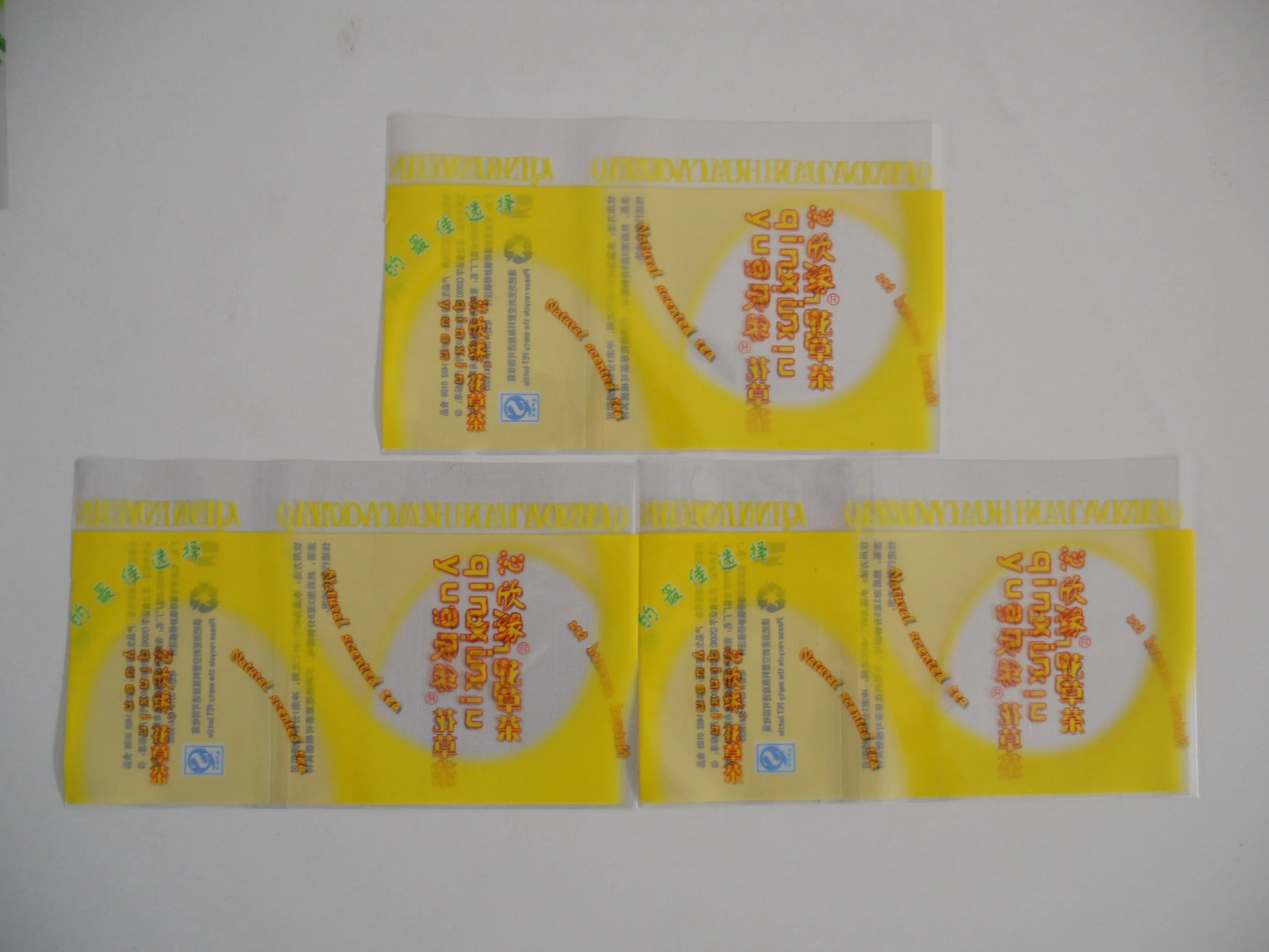 Plastic Chinese Factory Label Printing Custom Clear PVC Shrink Label