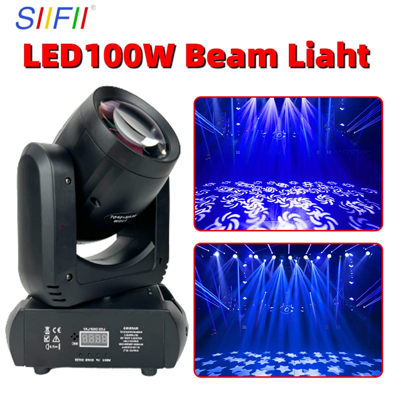 Beam 100 Watts Mini Luces Beam 100 W LED 100 Sharpy 100W Beam Moving Head Light DJ Club Bar Spot Light