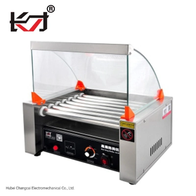 HD-7 Electric Shop Use Catering Equipment Sausage Making Machine Snack Machine Stainless Steel Countertop Grill Sausage Maker Ho Dog Roller Machine