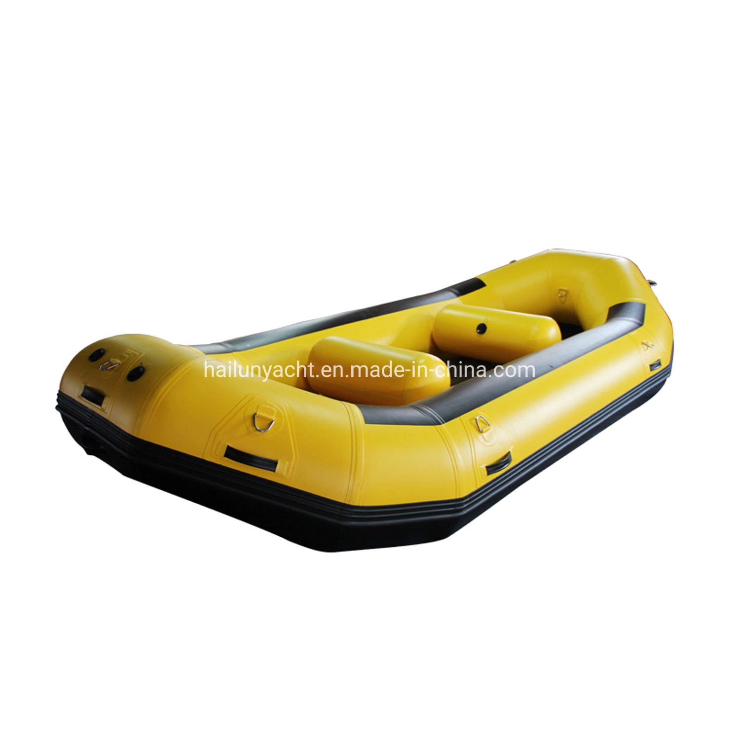 3.6m Inflatable Hypalon/PVC White Water Raft Whitewater River Rafts with 8 People/ Self Bailing I-Beam Floor Raft Boat, Inflatable Pontoons, Rafting Boat