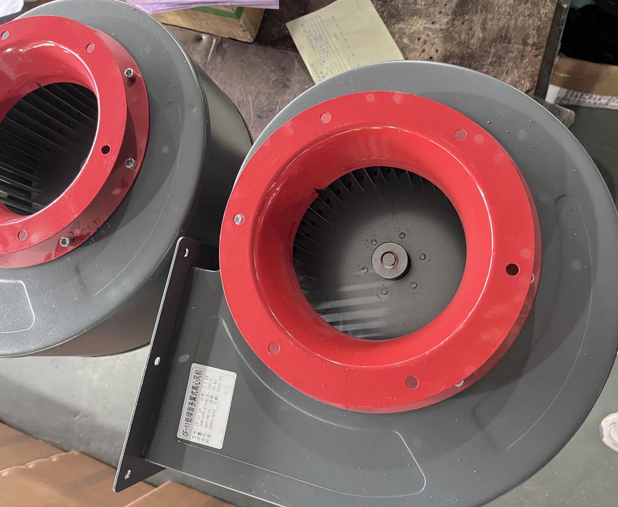 CF-11 Industrial Centrifugal Ventilation Blower For Exhaust With 0.75KW Motor