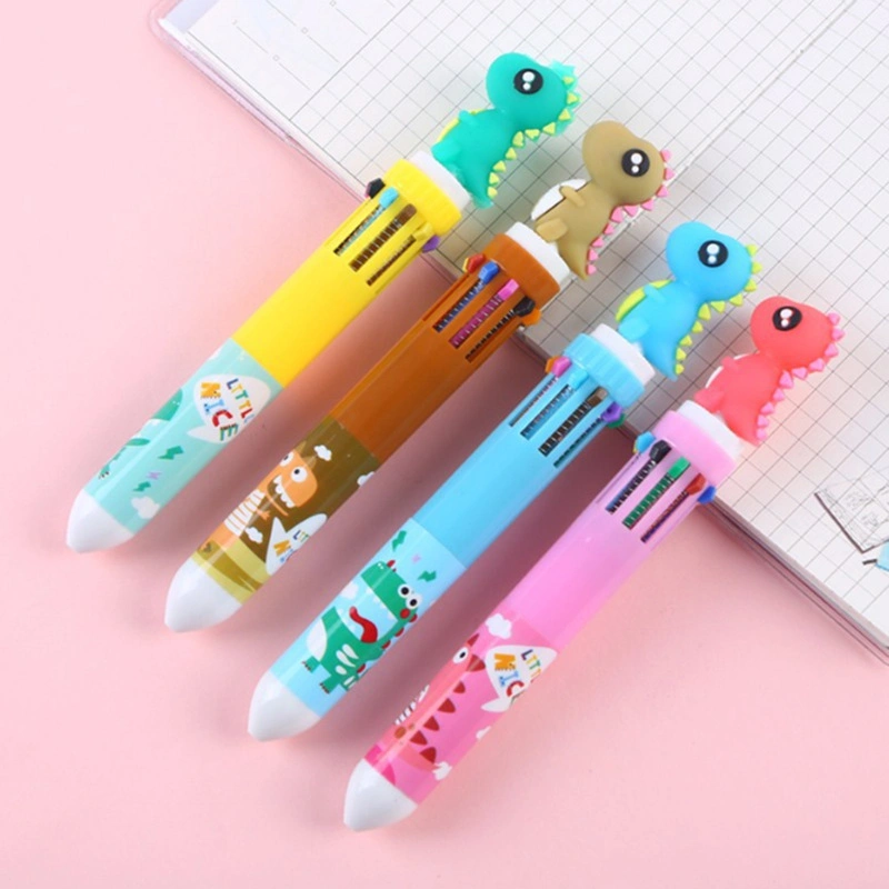 Customized Student Stationery Cartoon Pen Doll Toys Cartoon Character Plastic Kids Toy