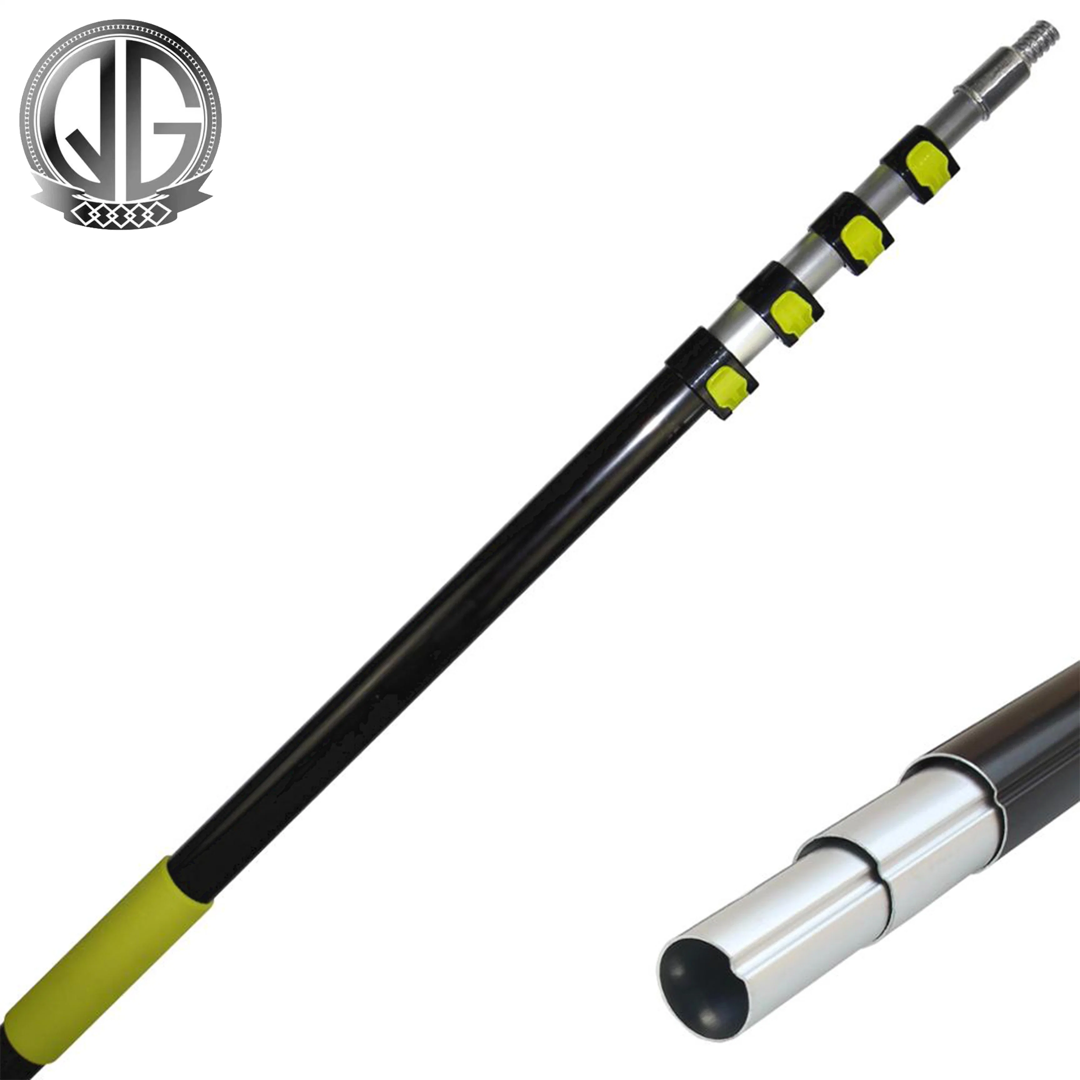 New Products 5.4m/18FT Telescopic Aluminum Extension Pole with Male Thread