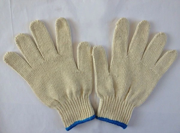 Industrial White 10 Gauge Knitted Cotton Working Gloves Safety Work Glove