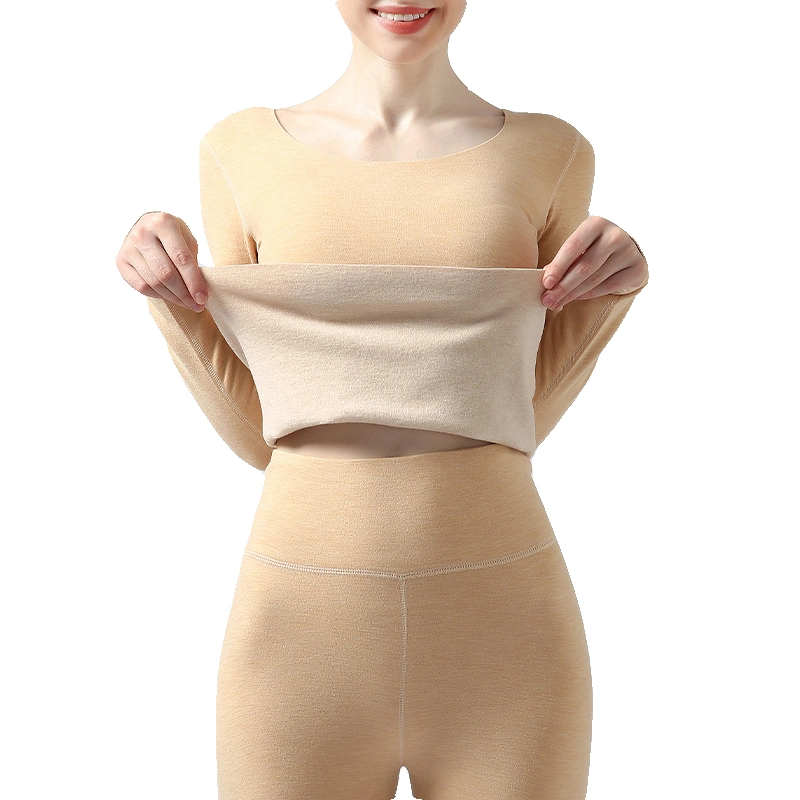 Wool and Silk Women's Thermal Underwear Top