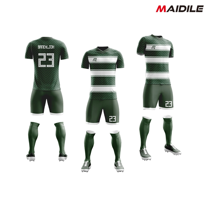 High Quality Sublimation Soccer Uniform Wholesale Football Wear Sportswear Custom Football Shirt