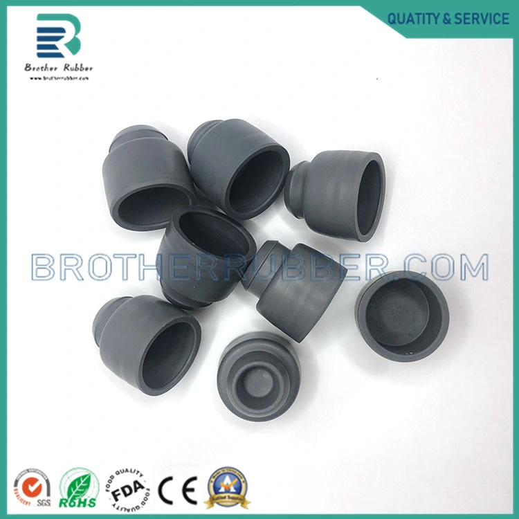 Custom Molded Plastic End Hat Silicone Bottle Stopper Waterproof Rubber Stopper