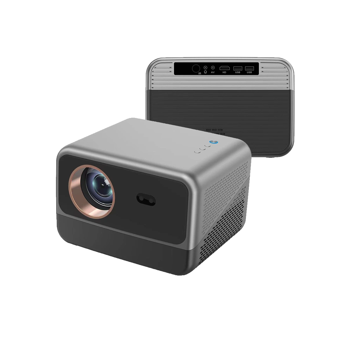 Mini Projecteur LED Hometeater Android Wireless Projector WiFi Bluetooth Video TV