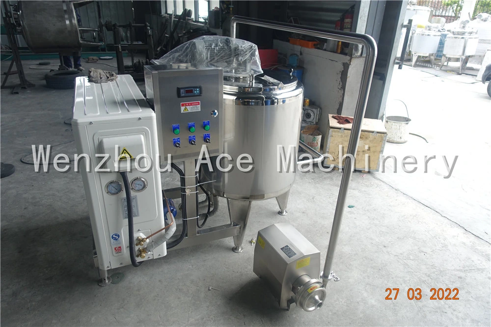 Best Price Stainless Steel SUS304 316 100L - 20000L Milk Chiller Machine Dairy Cooler Tank Milk Cooling Tank Storage Tank