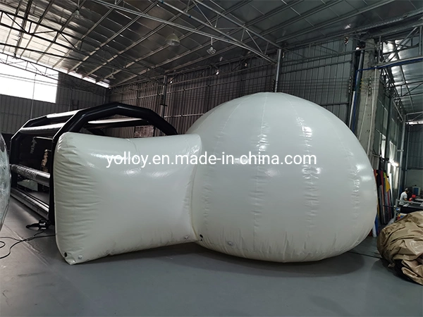 Airtight Making Inflatable Ice Igloo Dome Tent with Single Tunnel