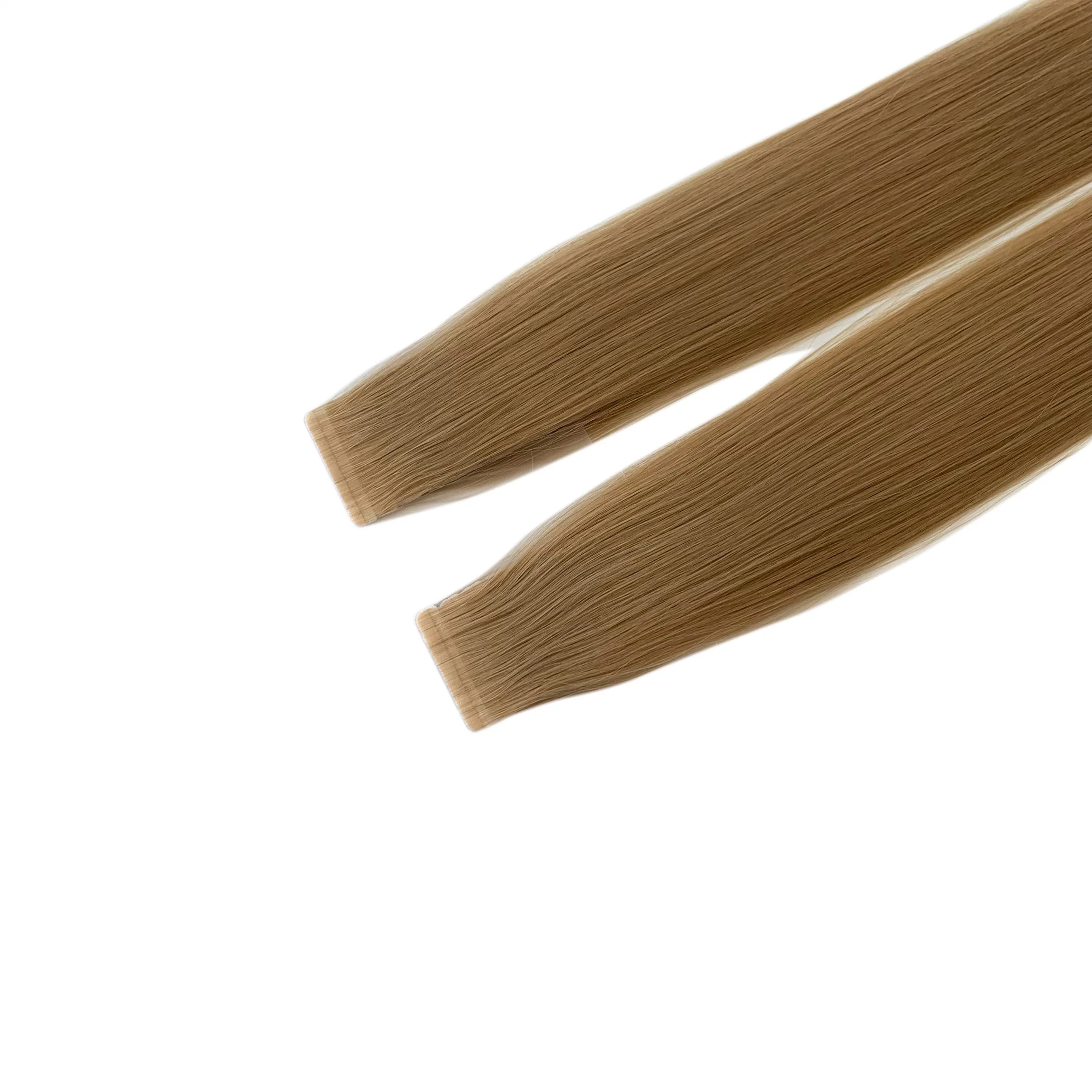 Slim Tape in Hair Extensions Cuticle ausgerichtet Haar doppelt gezeichnet