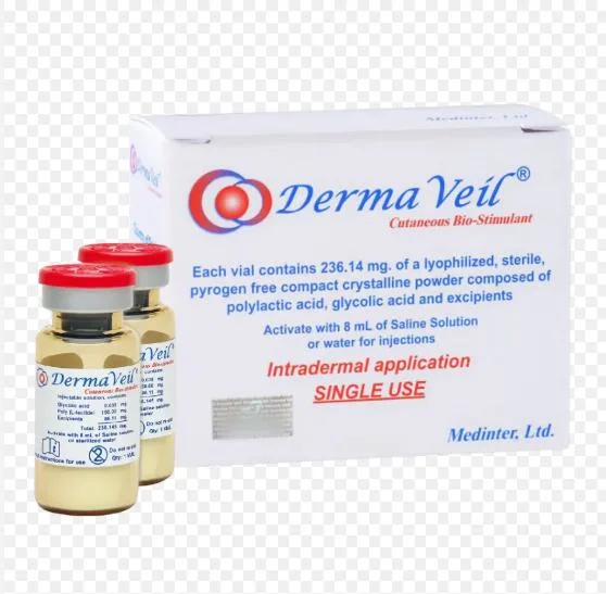 2023 Plla dérmico Filler Poly-L-lactic Acid cutâneo Bio-estimulante para rugas Remoção corpo corpo Breast Butt Enhancement Derma Veil Plla Aesthefill Etrebelle