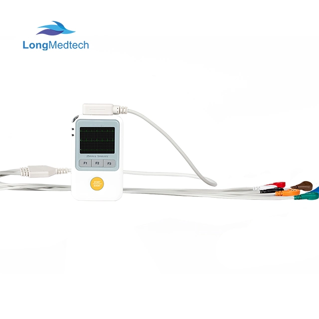 Alta calidad de las 24 horas de la máquina de ECG Holter CE Certificado ISO Monitor Holter cardiaco