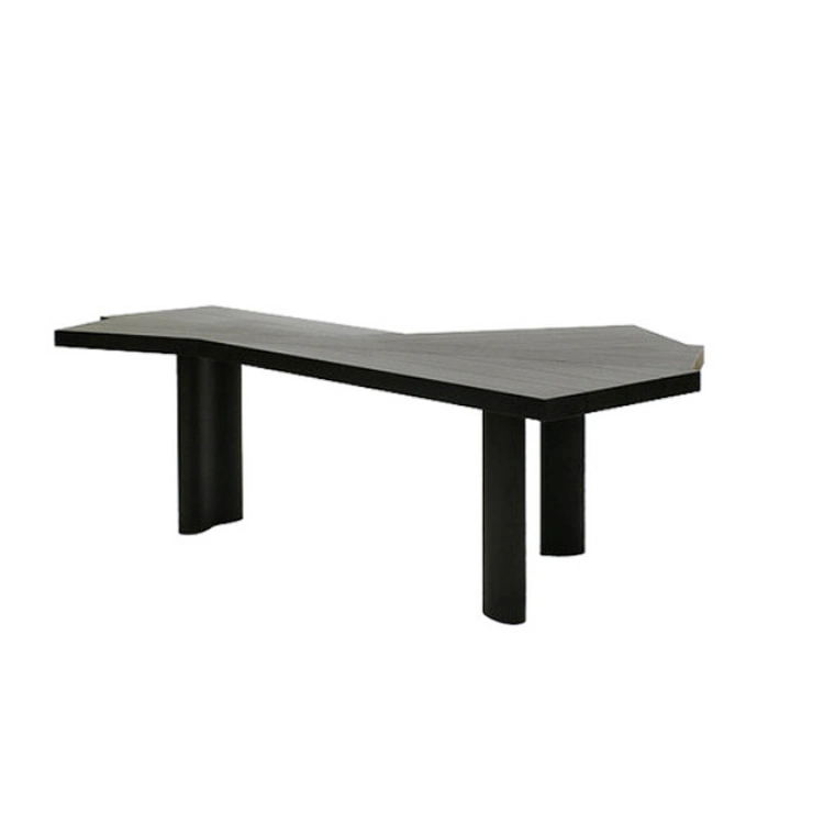 Vente à chaud Nordic réglable table et chaise combinaison Bois Table à manger rectangulaire style rétro simple en bois