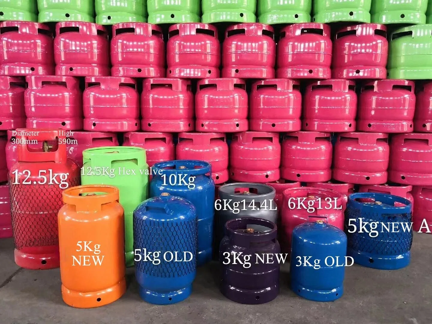 2022 Manufacturers Supply Gas Cylinder Portable Kitchen Tools LPG Cylinder