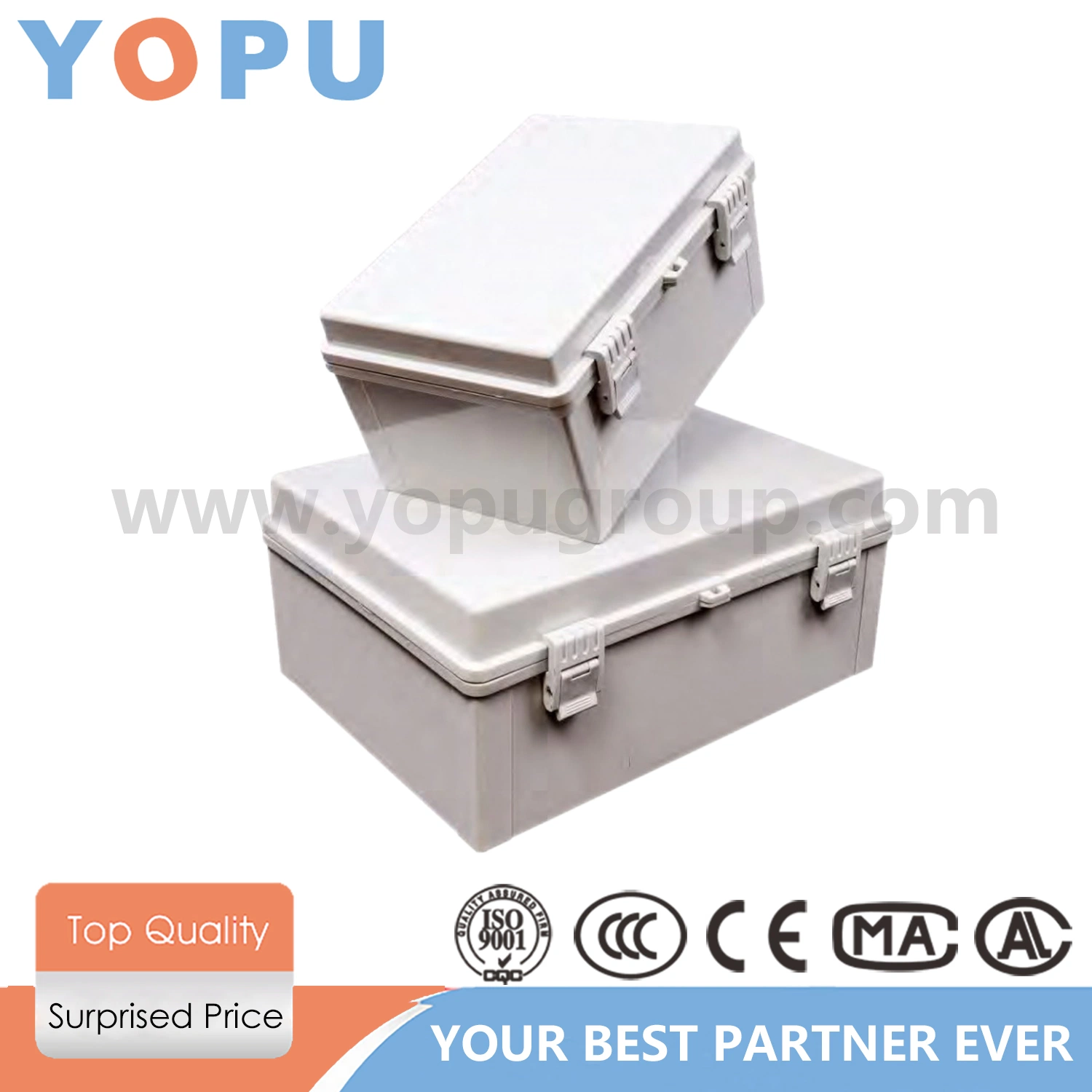 AG Transparent Grey1 Waterproof Electrical Junction Box Inlet Outlet Covergence Box Distribution Board