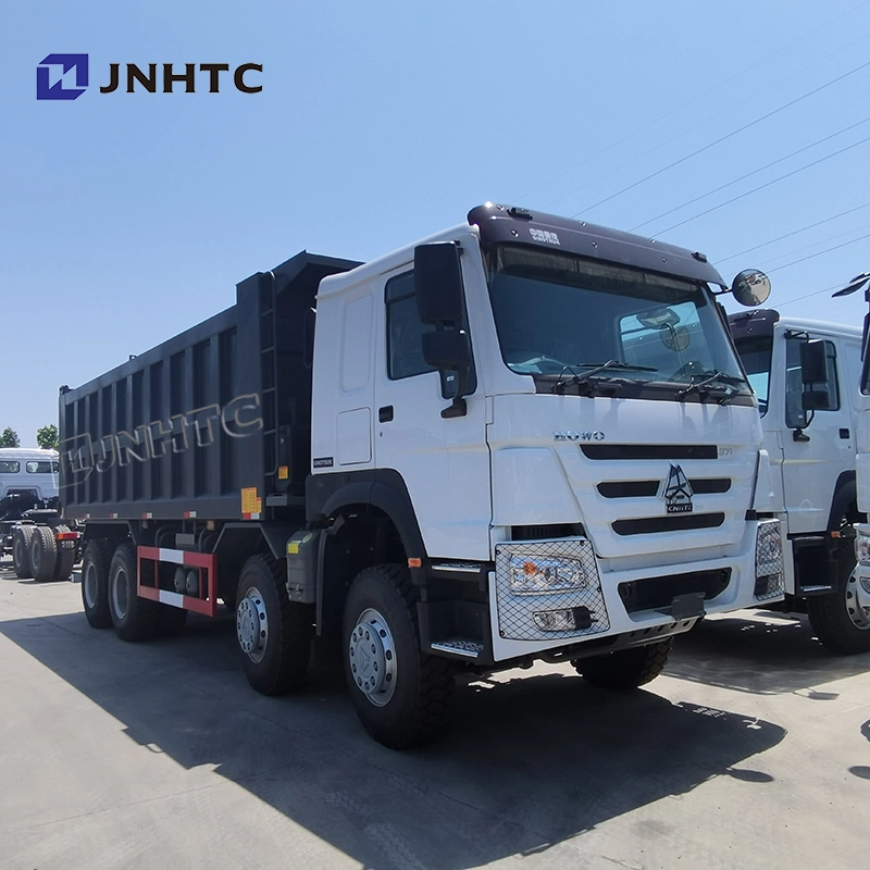 Sino HOWO 8X4 12 Wheeler Dump Box with Hyva Cylinder Hardox Steel 371HP 30cbm Tipper Price