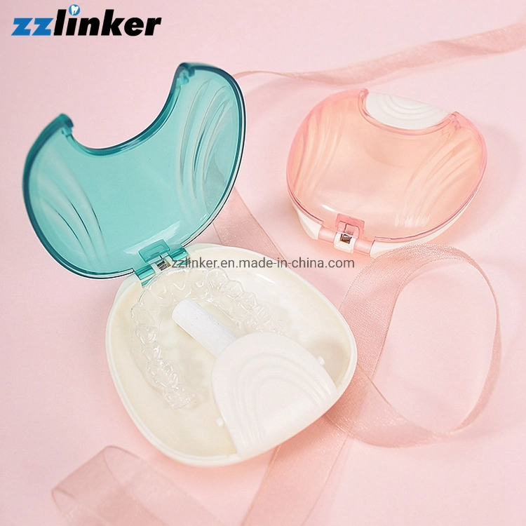 LK-S35 New Denture Storage Retainer Case Dental Denture Box Customizable Storage Box Plastic Shell Price