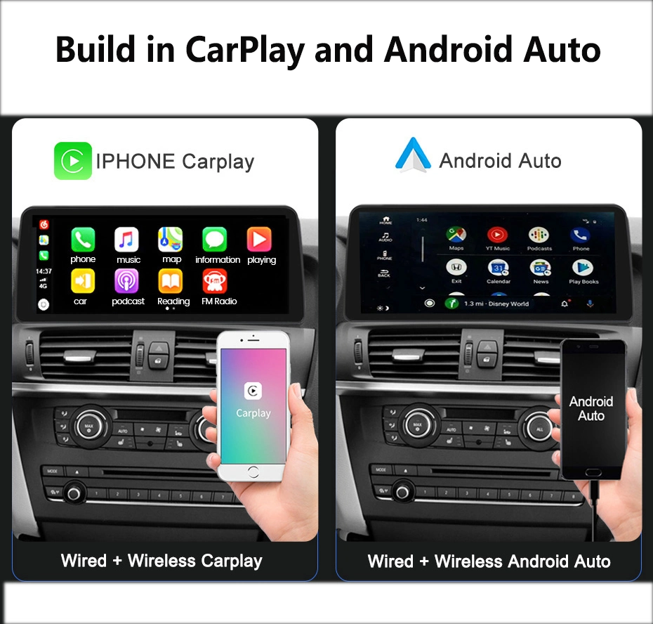 Écran IPS Android 11 de 9 pouces, navigation GPS voiture 8+128 Go Avec Wi-Fi Bluetooth CarPlay Android Auto