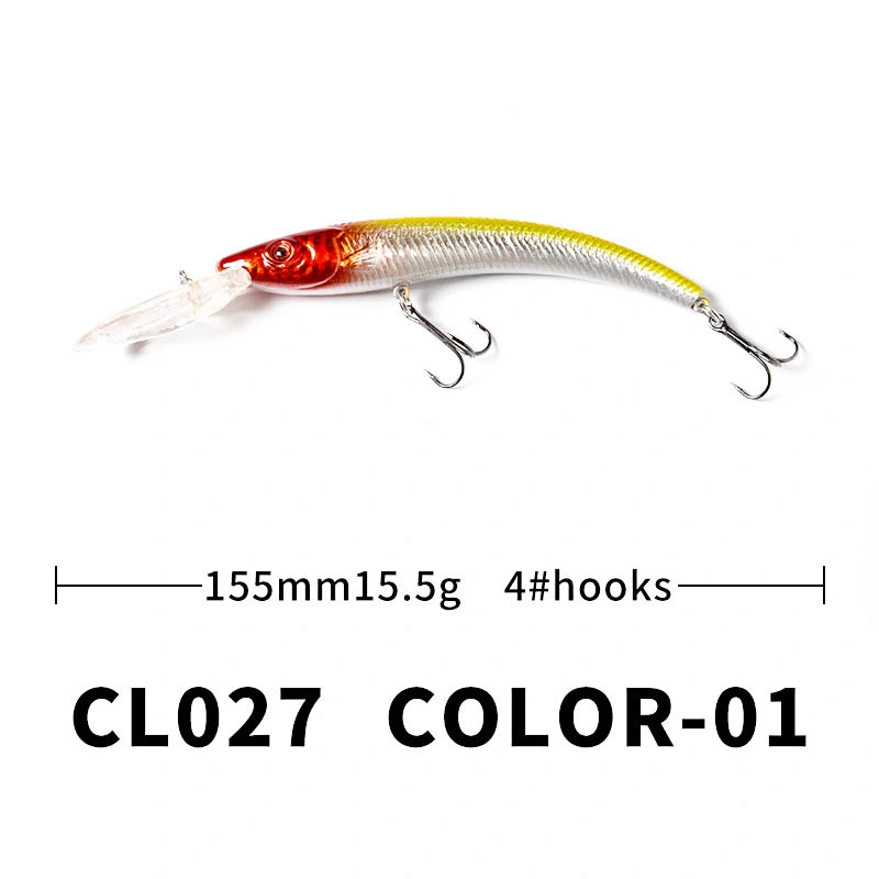 Hot Selling 155mm	15.5g Fishing Lure Hard Bait Pencil Floating Lures Minnow Yozurirapales Yozuri Pesca De Cierra