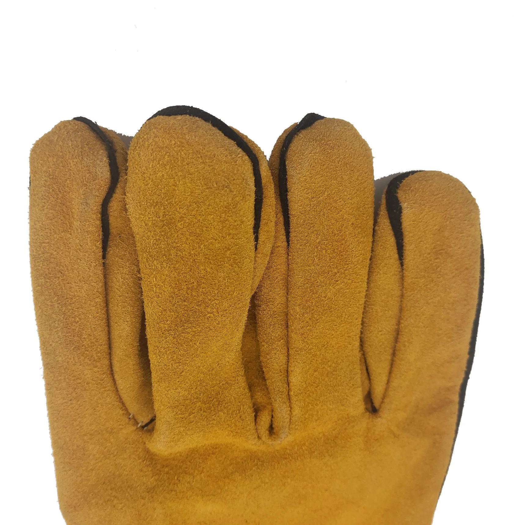 Cheap Heat Resistant Safety Work Glove Cow Split Leather Welding Welder Gloves