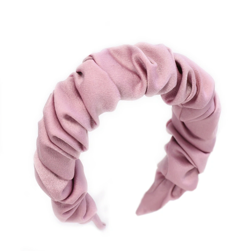 Hot Selling Ruffled Hair Bands Cute Lady Soft Cloth Hundred Match Hair Accessories