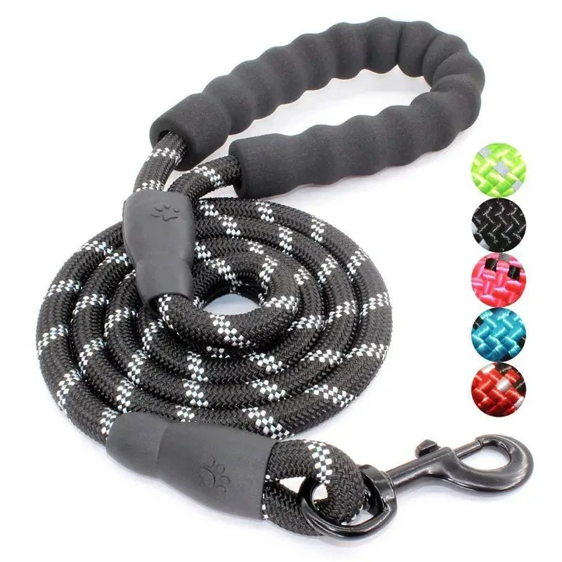 Top Selling High quality/High cost performance  1.5m 2m 3m Pet Dog Leash Rope Traction Rope Reflective Dog Leash Pet Supplies