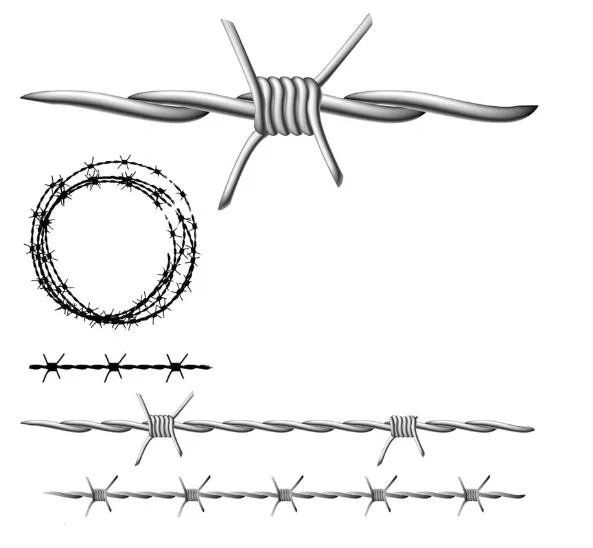 Navaja de anillo simple / Galvanizado soldado de alambre de barda de navaja / espiral Pala Thorn Rope para la protección de las tierras de Grassland aislamiento de carreteras