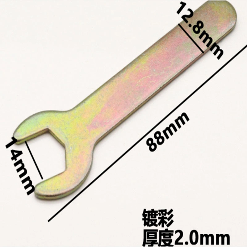 Hardware Herramientas de Mano de hexagonal de acero al carbono llave plana, solo una llave de boca