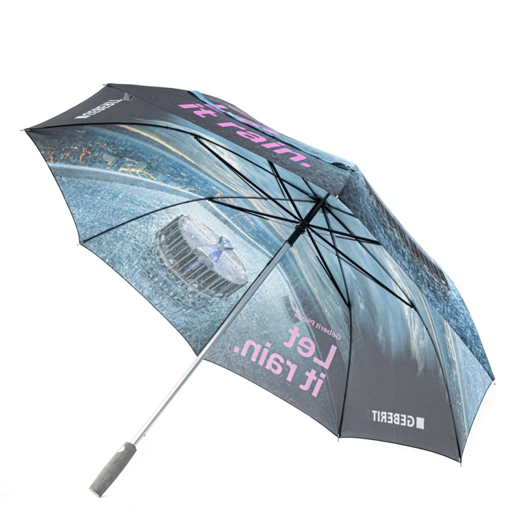 Digital Printing Umbrella Luxury Gift Custom Designer Logo Digital Printing Large Size Golf Umbrella