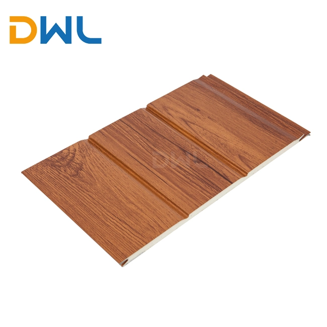 La madera de alta calidad compuesto de espumas de poliuretano de la junta de la pared de madera imitación Siding