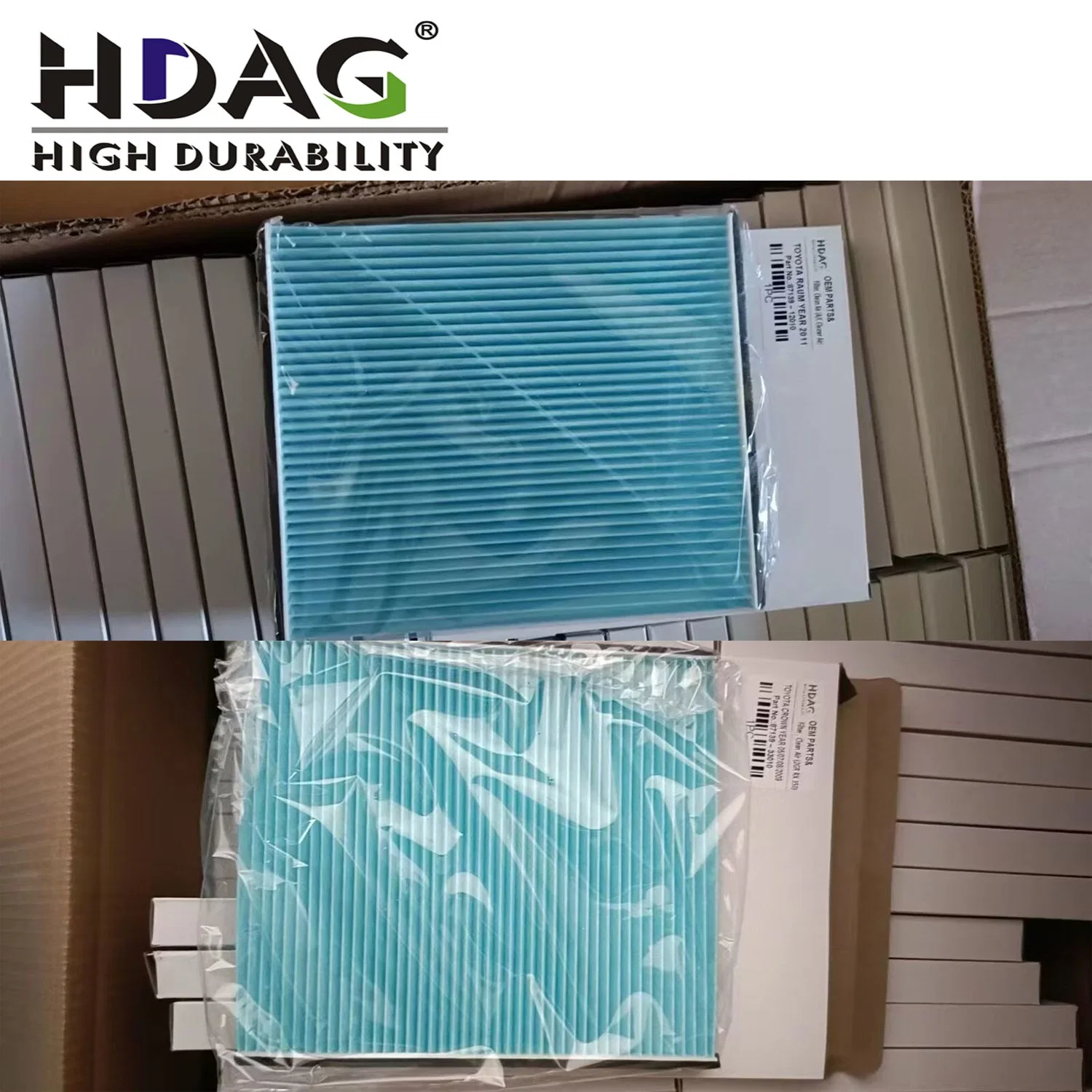 Élément de pièces détachées Hdag Auto OEM 26208524 Super filtre à huile Filtre à air de l'habitacle pour Buick Maxus mg Daewoo Korando Rezzo Nexia Cielo Leganza Nubira Verano Century