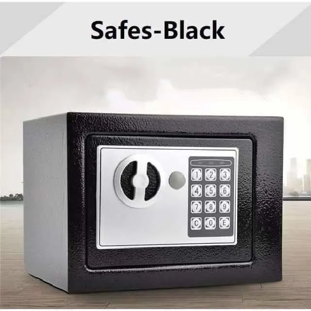 Black /White Colour Hotel Wall Mini Safe Deposit Box, Hotel Safes