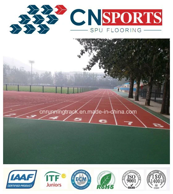 13mm PU Sandwich Running Track, International Iaaf Standard Athletic Rubber Running Track