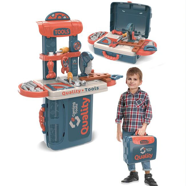 Tombotoys Educational Toy Tool Kids Kit Pretend Play Toys Kid Role Children Prepend Child Plastic Kids Tool Set Toys
