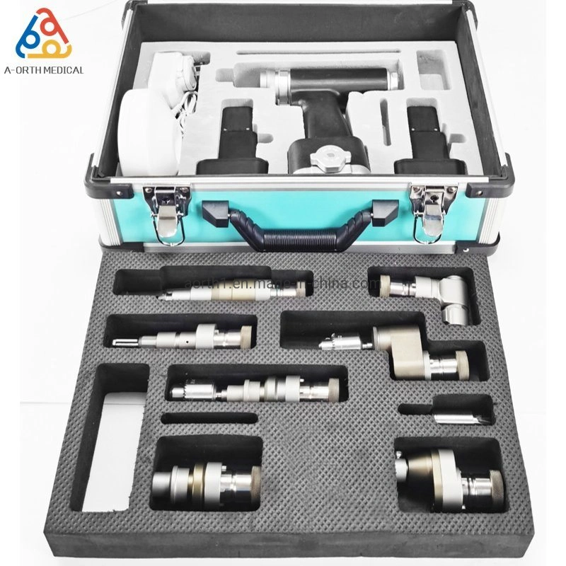 Outil électrique chirurgical pour instruments orthopédiques, perceuse osseuse canulée crânienne et scie oscillante réciproque pour chirurgie orthopédique médicale du sternum.